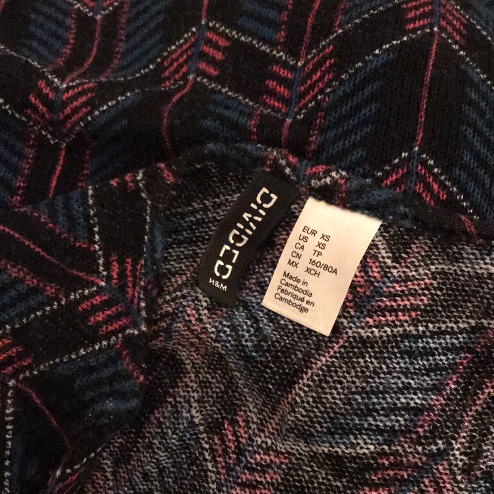 Neon & Black Cardigan Sweater - Picture 5 of 6